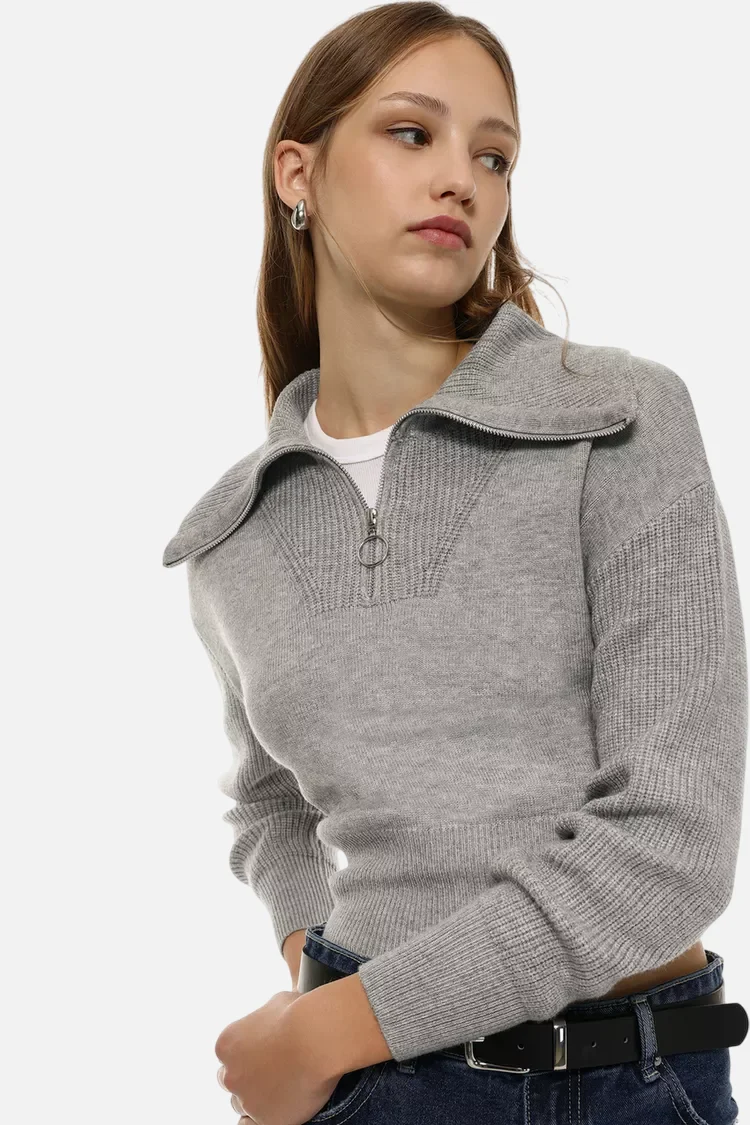 Zip neck jumper – Bild 6
