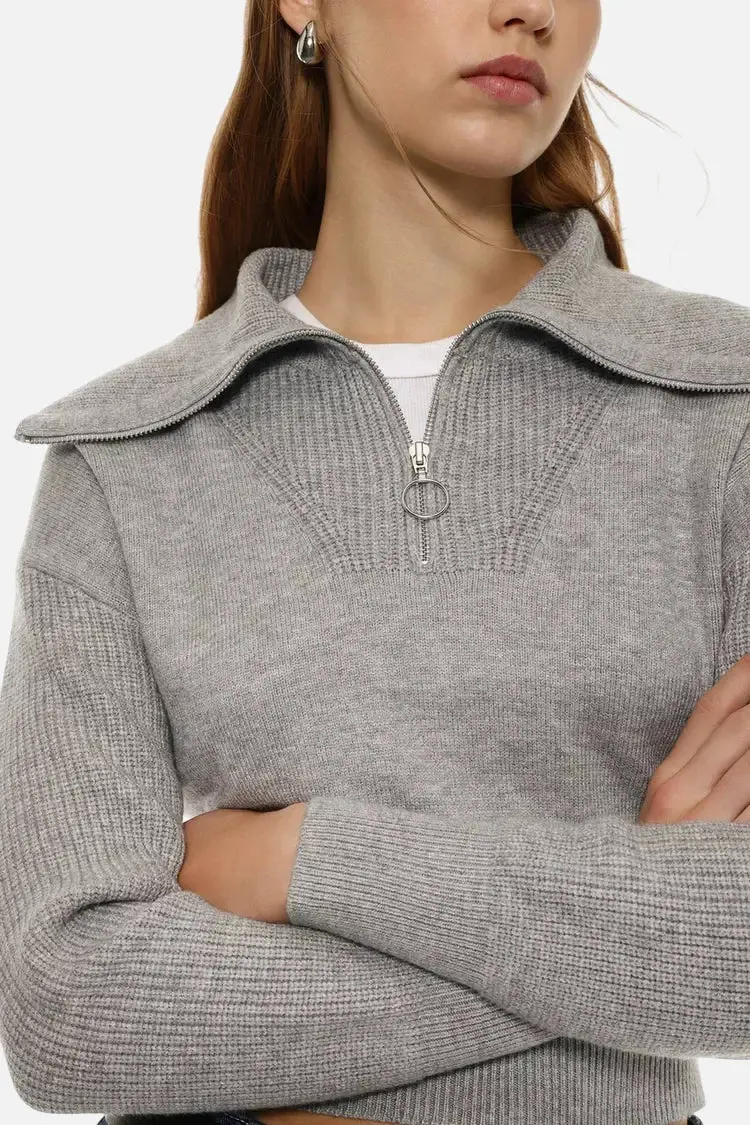 Zip neck jumper – Bild 7